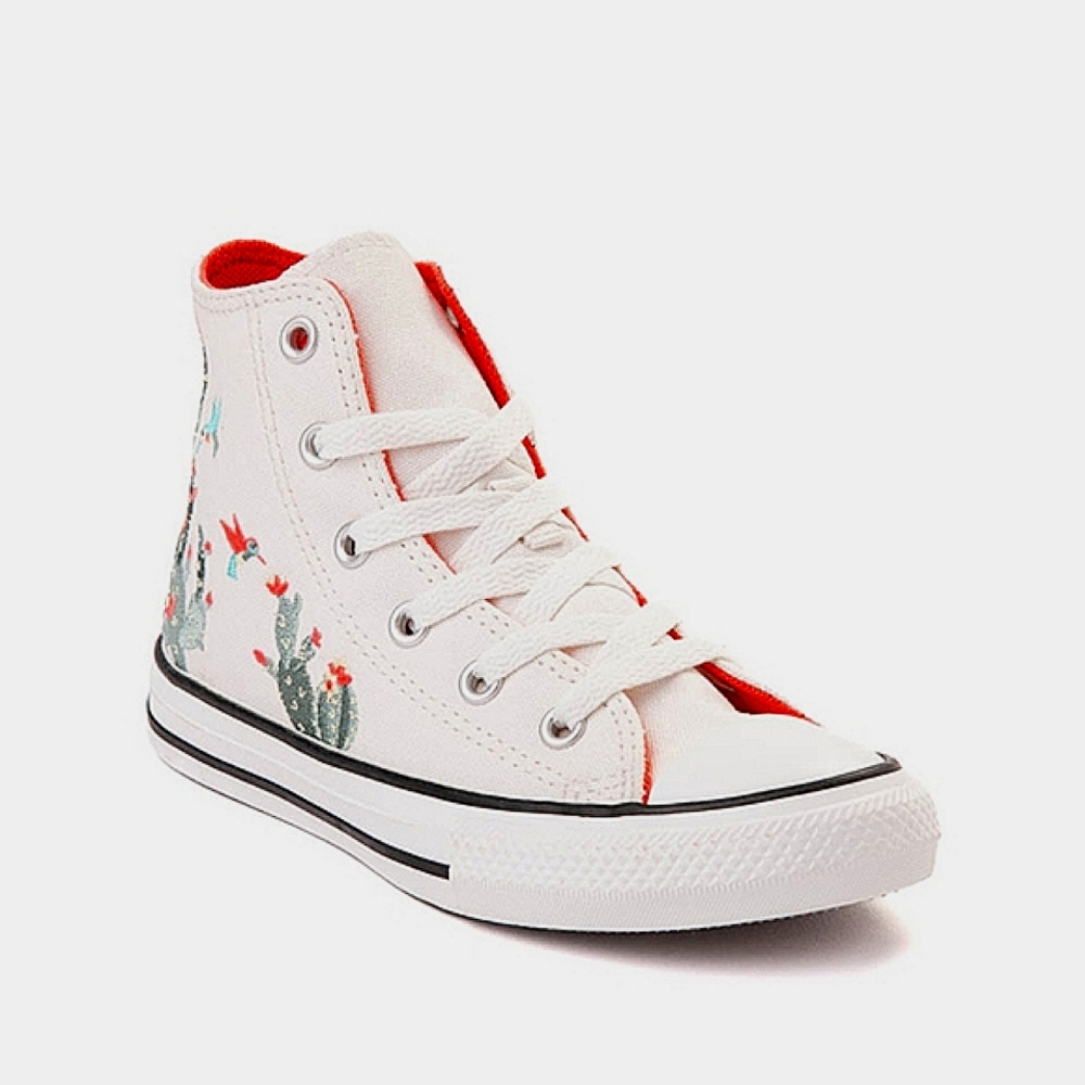 Converse Chuck Taylor All Star Succulents High-Top Sneaker - Little Kid - Picture 10 of 11